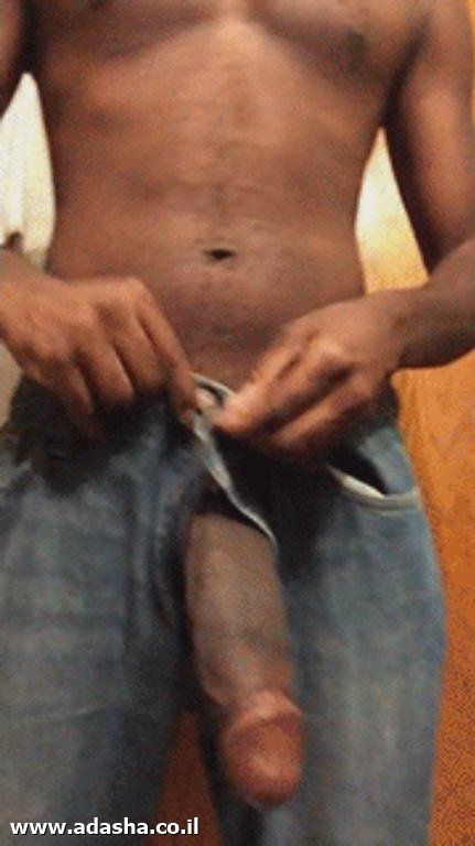 Black man penis bulge